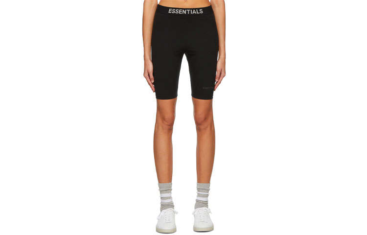 Fear Of God Essentials FW20 Athletic Bike Shorts Black Casual Shorts Women's Black