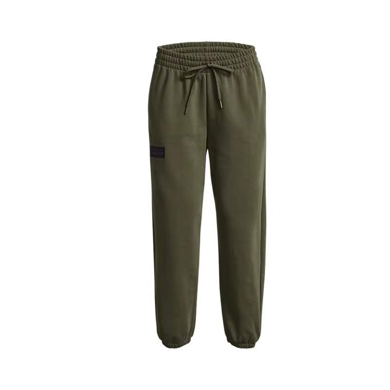 Under Armour Rock Knitted Sweatpants Women's Green Moderate Cuffed Pants