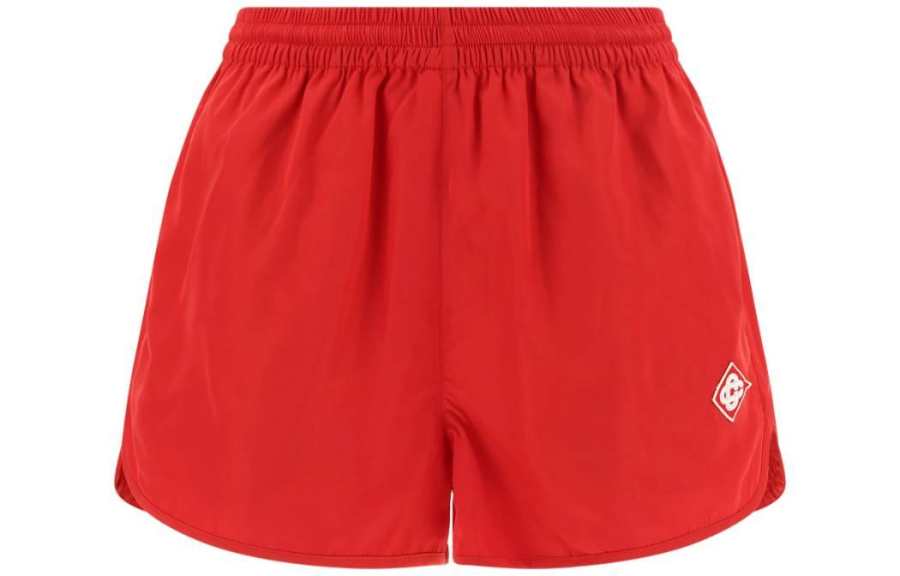CASABLANCA Mini Track Shorts 'Red'