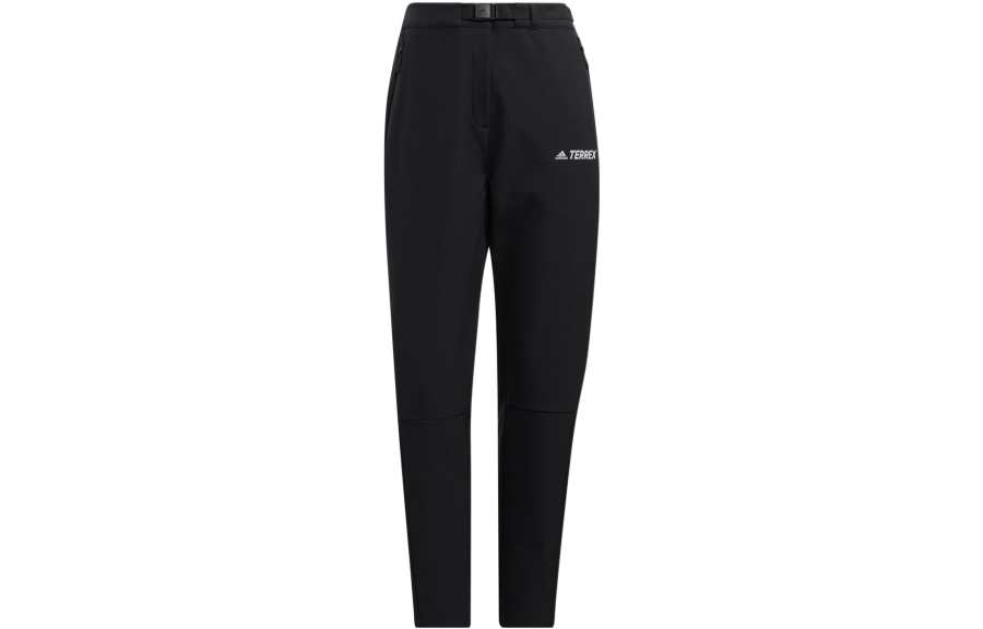 Adidas Adidas Windbreaker Pants Women's Black Moderate Slim Fit Pants