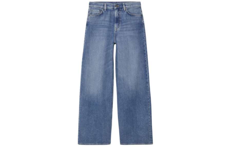 COS Jeans Women's Medium Blue Moderate Straight Fit Pants