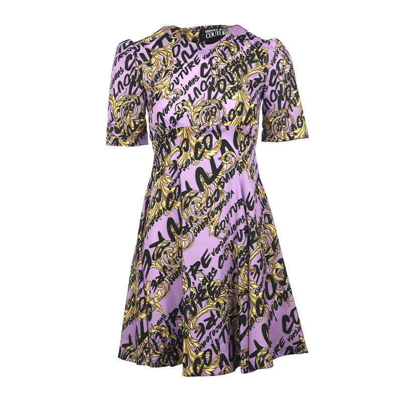 VERSACE JEANS COUTURE FW22 Dress Women's Purple