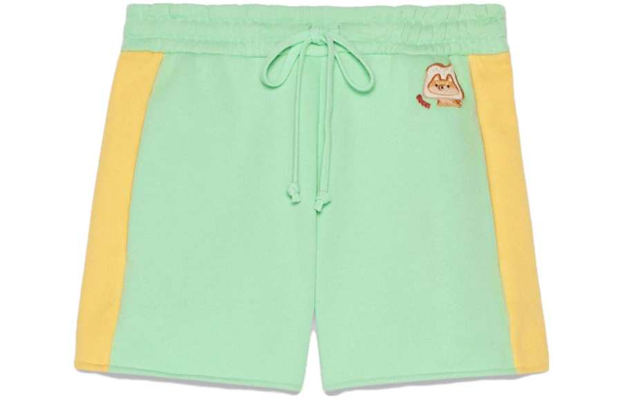 GUCCI Casual Shorts Women's Light Green Moderate