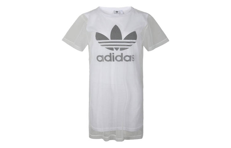 Adidas Originals Short Sleeved Dress Women's White