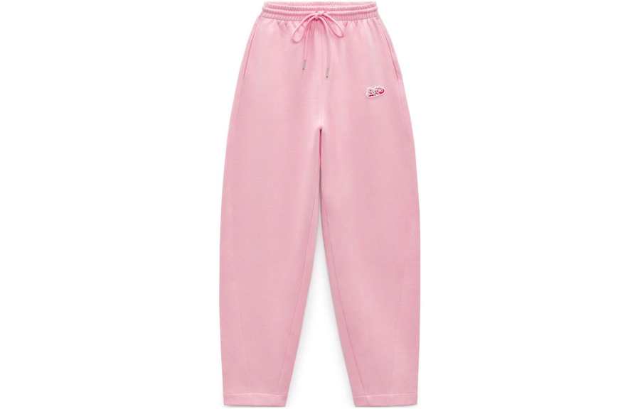 ZARA X Barbie Knitted Sweatpants Women's Pink