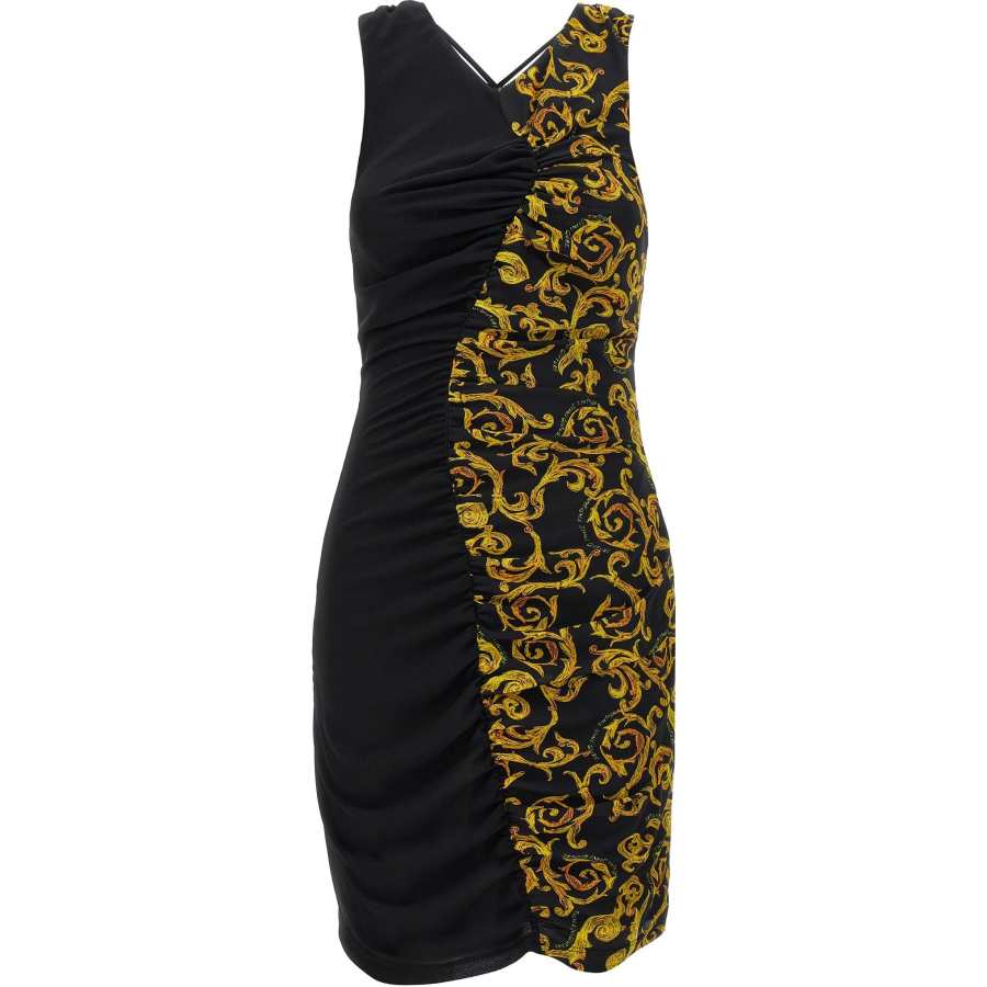 VERSACE JEANS COUTURE 【Previous Season】Sketch Couture-print minidress