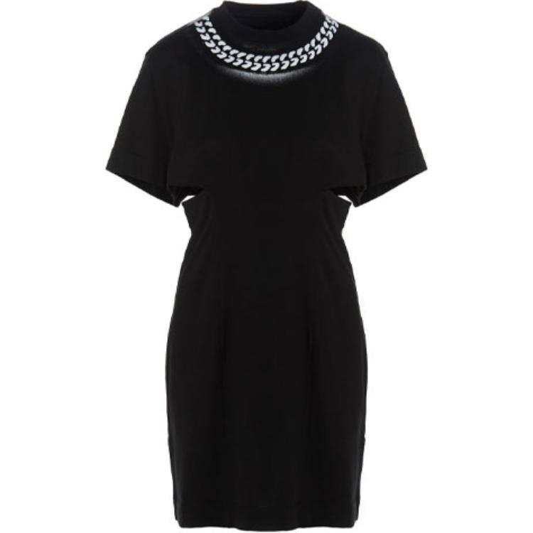Givenchy Givenchy Chain Printed Crewneck Mini Dress