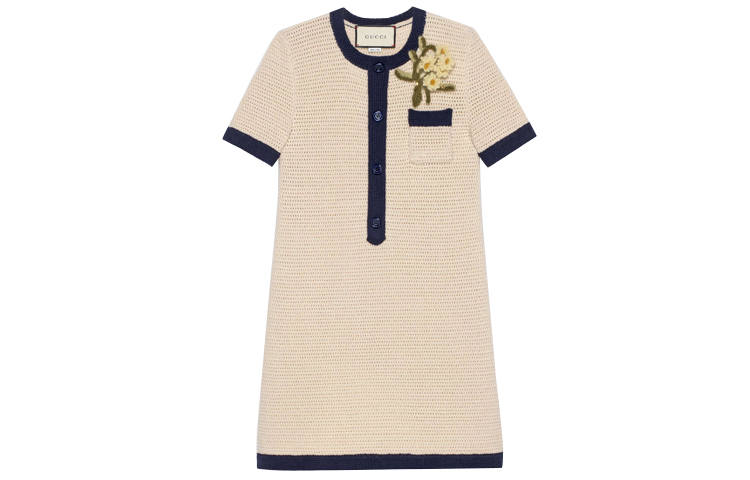 GUCCI SS23 Short Sleeved Dress Women's