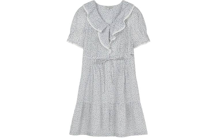 Teenie Weenie Short Sleeved Dresses Women's V Neck Moderate Short