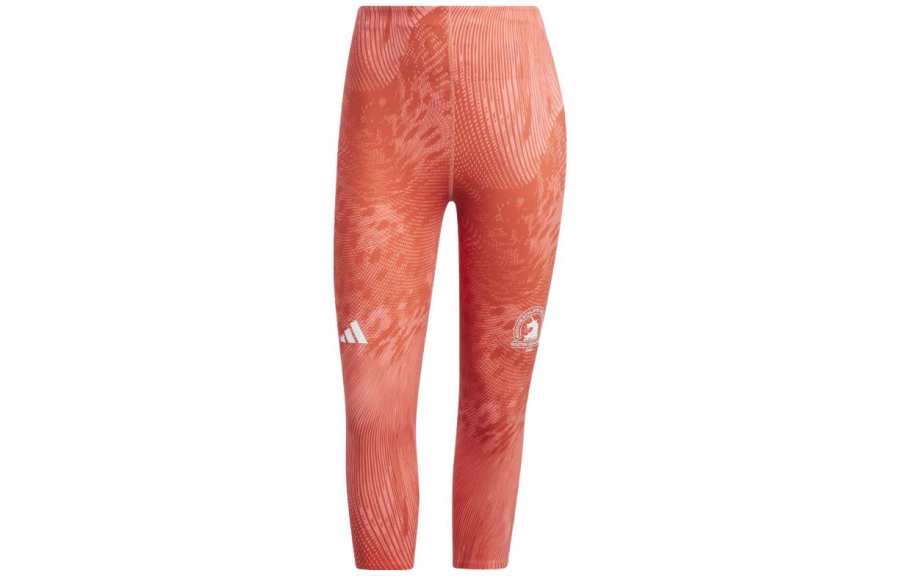 Adidas Adidas Knitted Sweatpants Women's Coral Moderate Slim Fit Pants