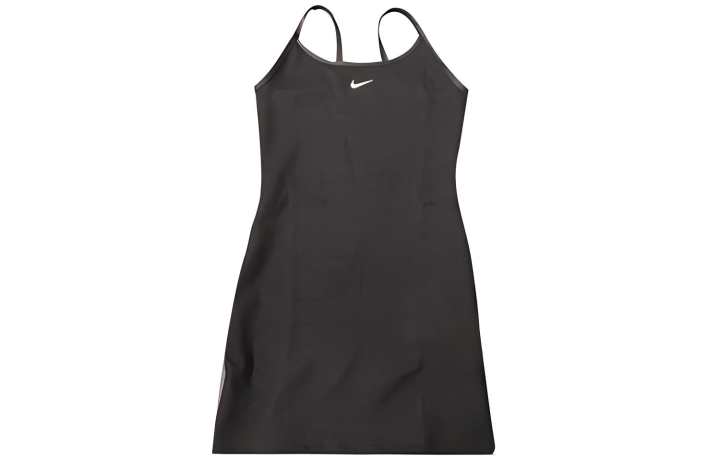 Nike Nike Slip Dresses Women's Black Crew Neck Moderate Short