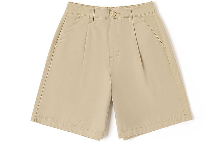Lee Casual Shorts Women's Light Khaki Moderate