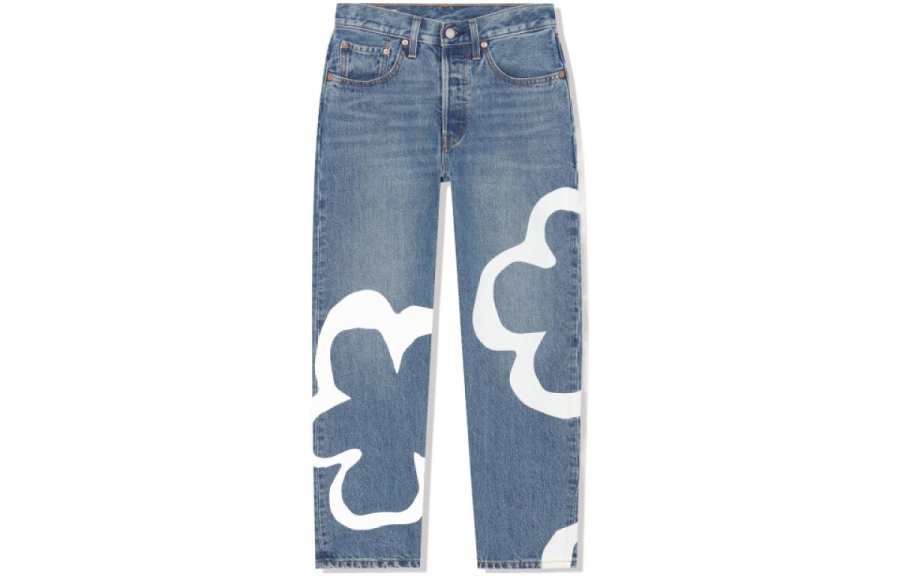 Levis Levis Jeans Women's Blue Moderate Straight Fit Pants