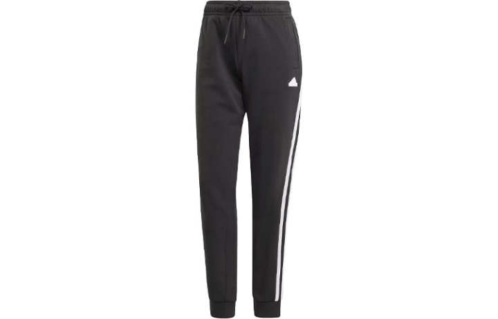 Adidas Adidas Future Icons 3 Stripes Regular Pants Knitted Sweatpants Women's Black
