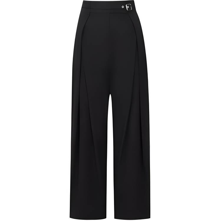 PINKO Waist Straps Wide Leg Trousers