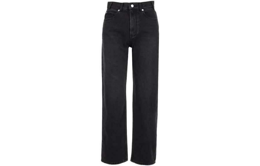 WE11DONE Jeans Women's Black Moderate Straight Fit Pants
