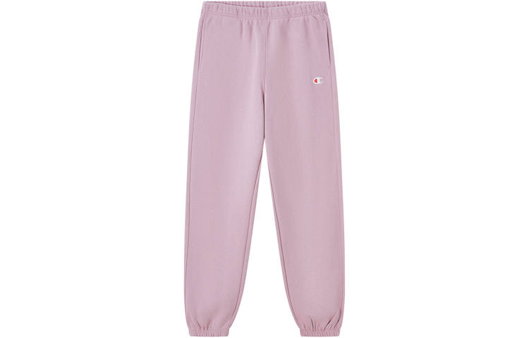 Champion Micro Stretch Thickened And Fleece Lined Pants With Small C Logo Casual Solid Color Dopamine Cuffed Pants