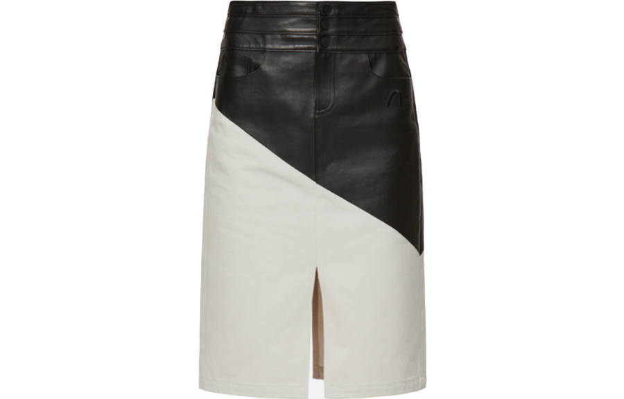 EVISU EVISU Denim Long Skirt Women's Black Bone
