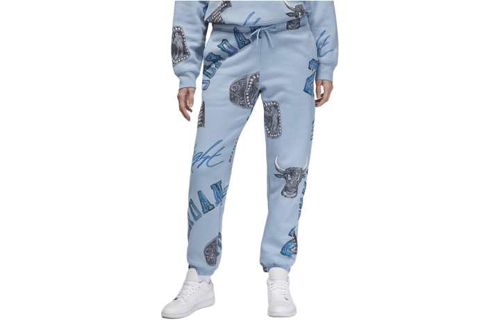 Jordan Jordan Brooklyn Fleece Knitted Sweatpants Women's Blue Gray