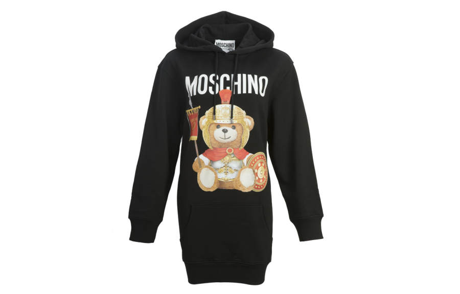 MOSCHINO Long Sleeved Dresses Women's Black Crew Neck Moderate