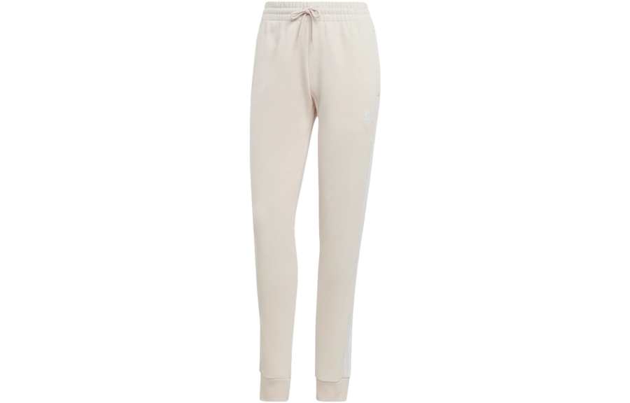 Adidas Adidas Knitted Sweatpants Women's White Moderate Cuffed Pants