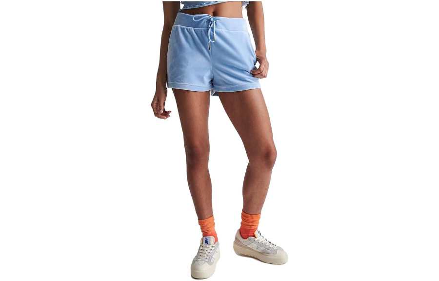 Juicy Couture Casual Shorts Women's Lake Blue Moderate