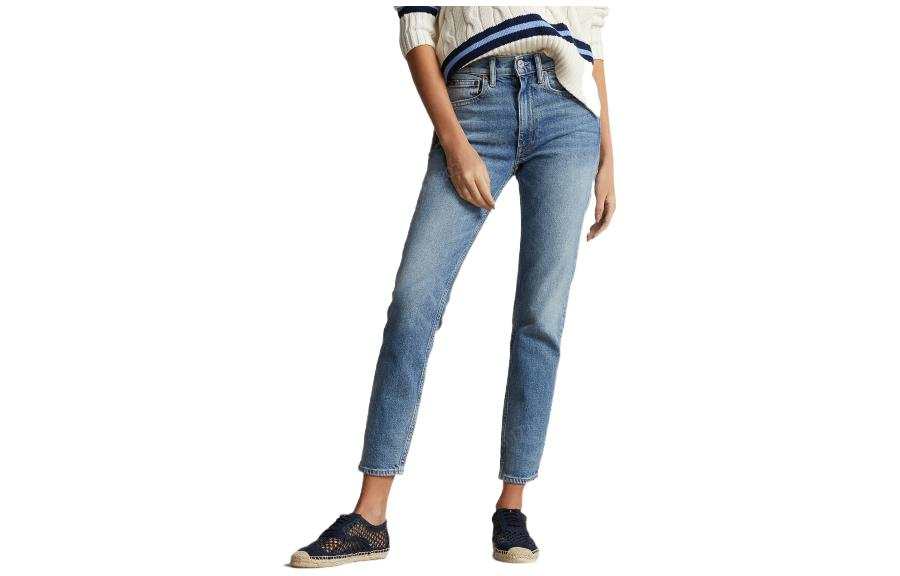 Polo Ralph Lauren Jeans Mid Rise Fitted Version Women's Blue