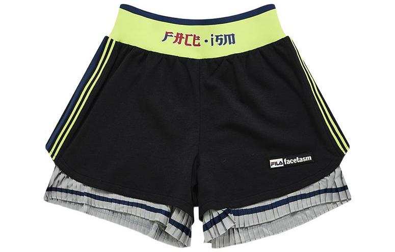 FILA FUSION X FACETASM FILA X FACETASM Casual Shorts Women's Black Moderate