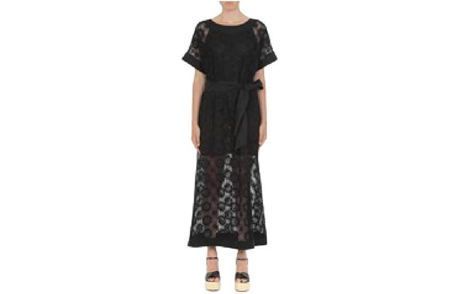 MOSCHINO Short Sleeved Dress Women's Black