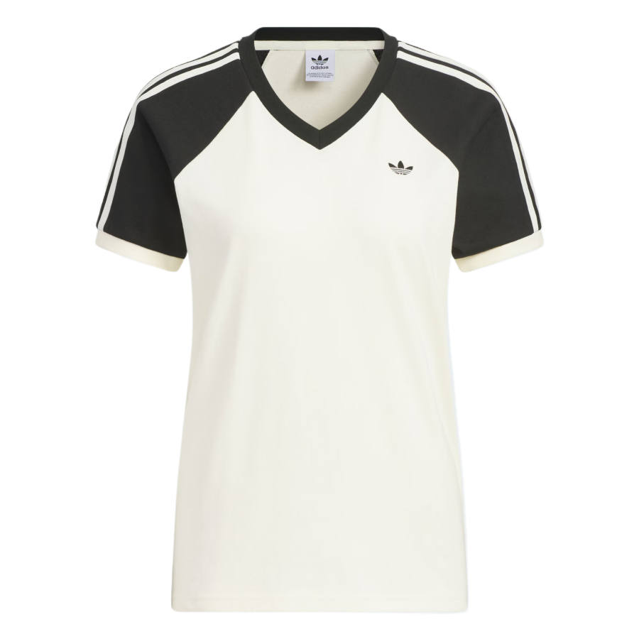 Adidas Originals Raglan Sleeve T Shirt Women's Ivory/Black