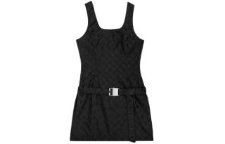 Misbhv monogram jacquard mini dress