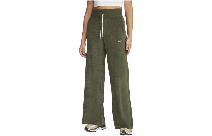 Nike Nike Knitted Sweatpants Women's Oil Green Moderate Wide Leg Pants