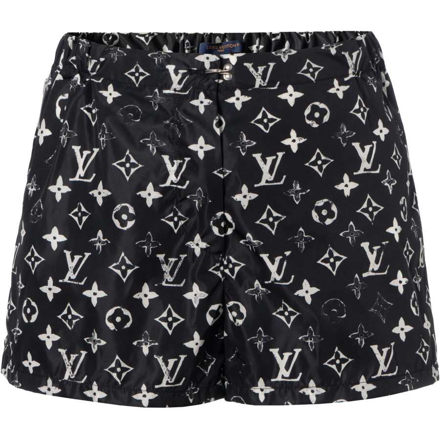 LOUIS VUITTON LOUIS VUITTON Stencil-effect Monogram Shorts
