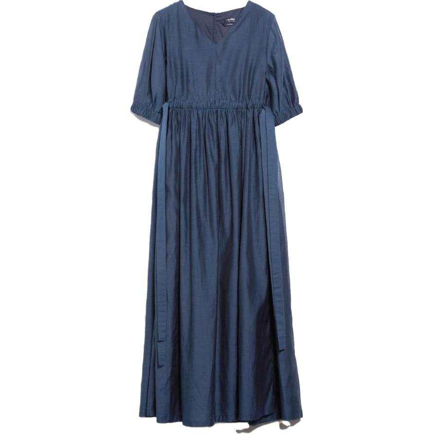 'S MAX MARA SS23 Short Sleeved Dress Women's Blue