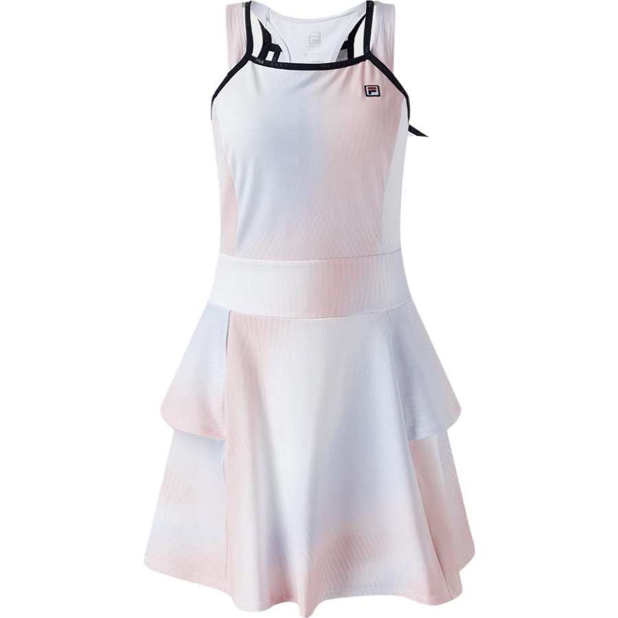 FILA Slip Dresses Women's All Over Print Crew Neck Thin
