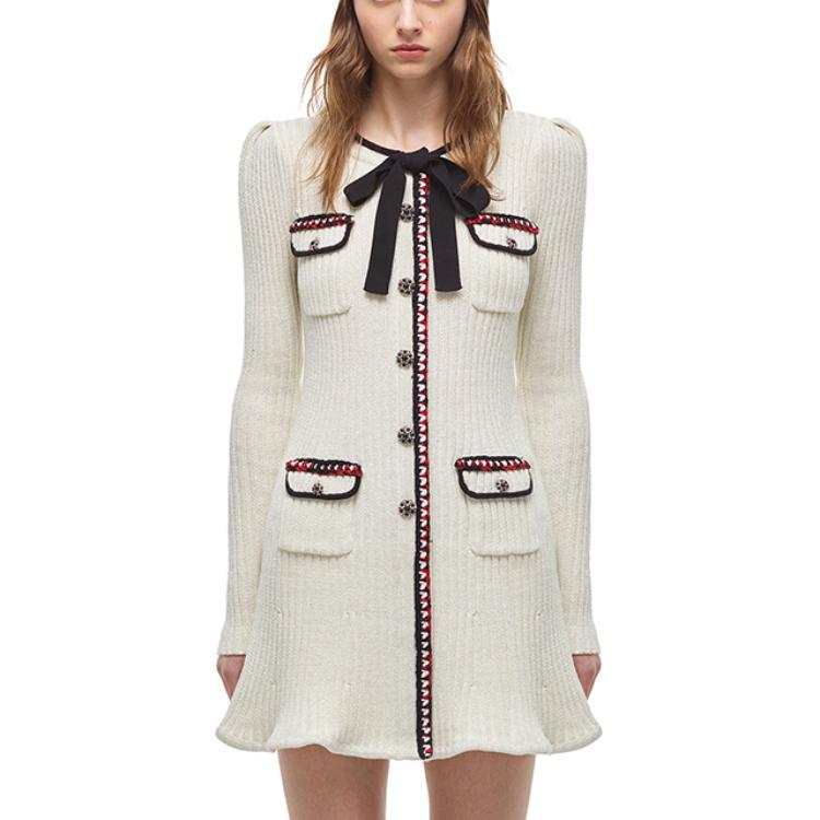 Self-portrait Self portrait Long Sleeved Dress Women's