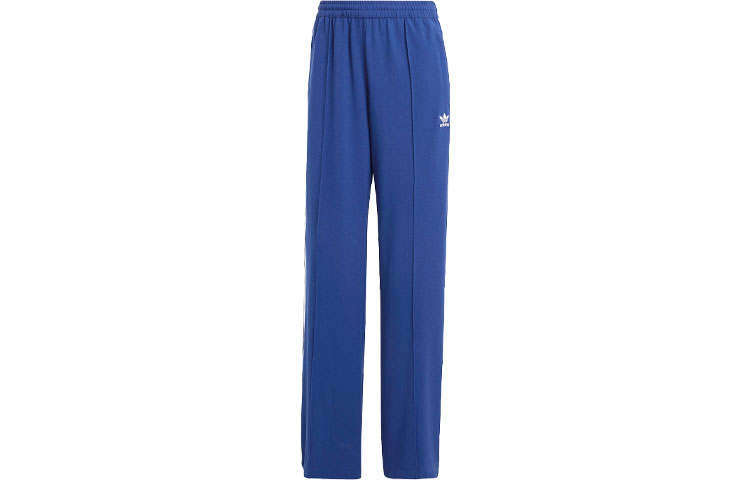 Adidas Originals Premium Crepe Track Suit Pants Knitted Sweatpants Women's Dark Blue