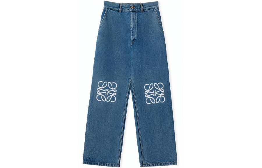LOEWE LOEWE Anagram Baggy Jeans 'Jeans Blue'