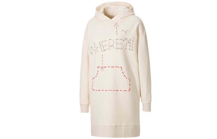 PUMA Long Sleeved Dress Women's Eggnog