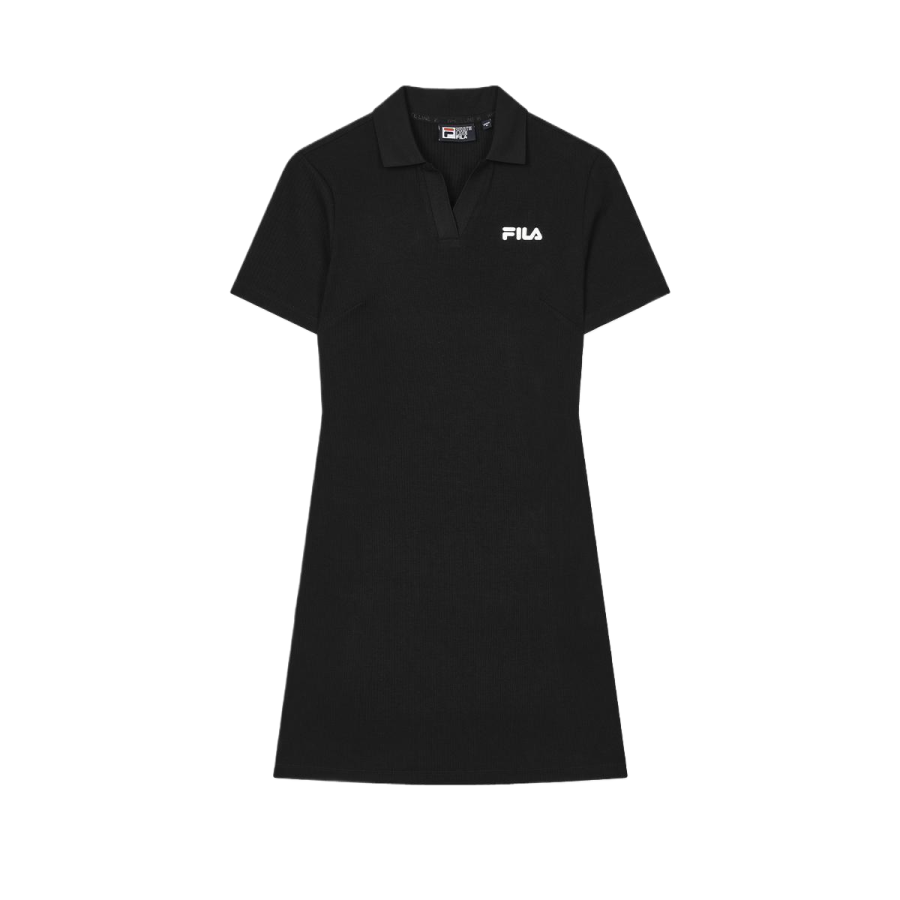 FILA Short Sleeved Dress Women's Jet Black