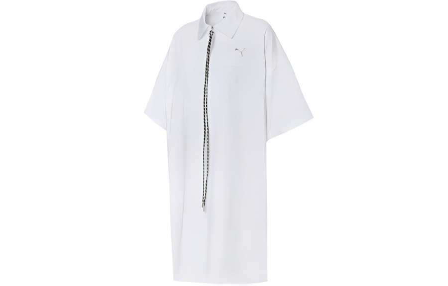 PUMA Short Sleeved Dress Women's White