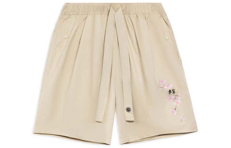 Li-Ning Li Ning Sports Fashion Collection Casual Shorts Women's Cashmere Gray Moderate
