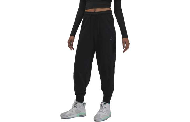 Jordan Jordan Sport Knitted Sweatpants Women's Black Moderate Cuffed Pants