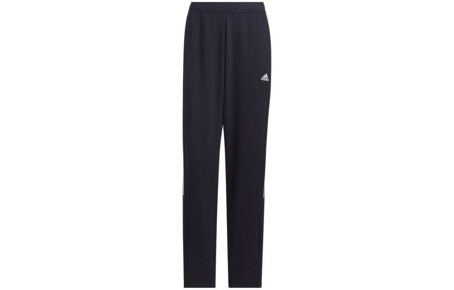 Adidas Adidas Knitted Sweatpants Women's Ink Blue Moderate Straight Fit Pants