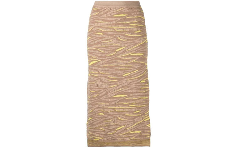 Stella McCartney 【Previous Season】animal pattern knitted skirt