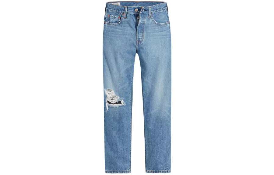 Levis Levis Jeans Women's Blue Moderate Straight Fit Pants