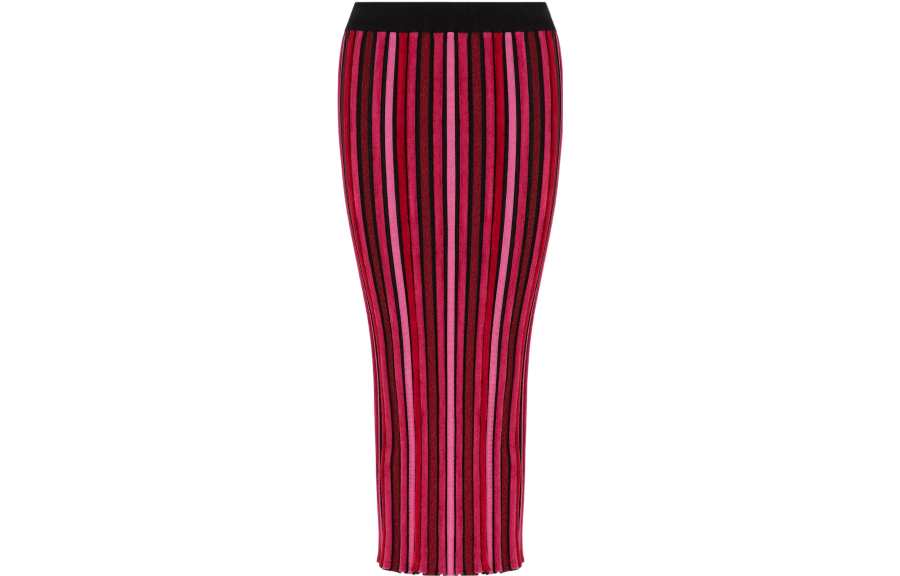 EMPORIO ARMANI Knit Long Skirts Women's Red Long Other