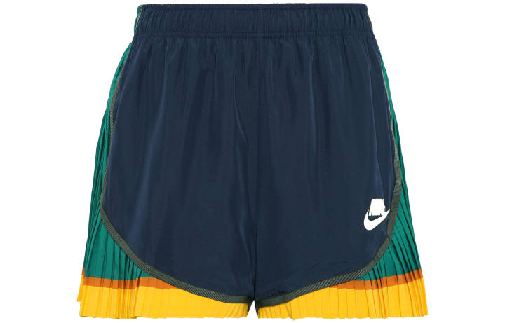Nike Nike X Sacai Pleated Tempo Shorts 'Blue'
