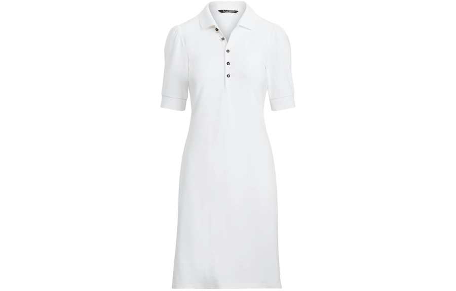 Polo Ralph Lauren Short Sleeved Dress Women's White