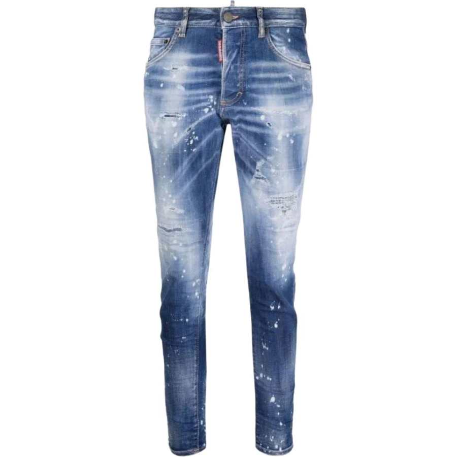 DSQUARED 2 【Previous Season】acid wash cropped jeans